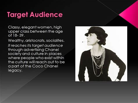 doelgroep chanel|chanel brand strategy.